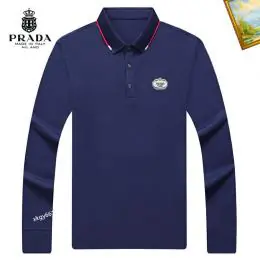 prada t-shirt manches longues pour homme s_1247146